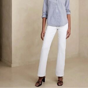 Banana Republic White Bootcut Denim Size 29/8